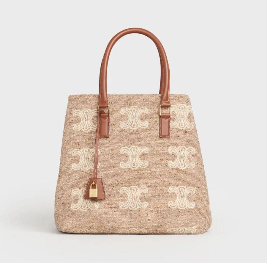 Cabas horizotal cloth tote Celine Beige in Cloth - 33290881