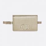 Dior Stardust Gold 30 Montaigne Metallic Calfskin 2-in-1 pouch