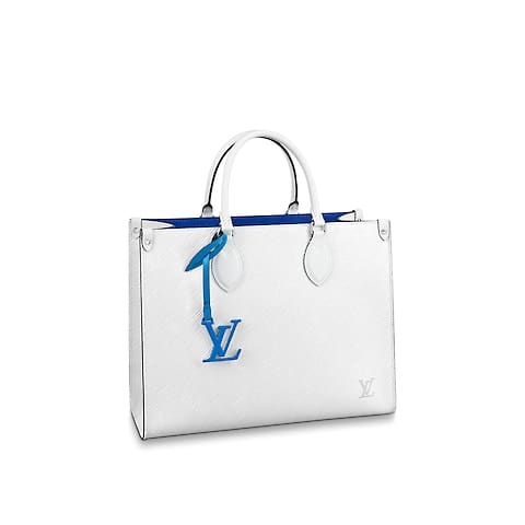 LOUIS VUITTON Epi Onthego MM White 591670