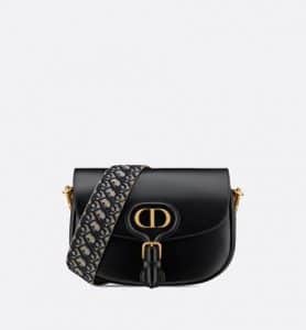 Dior Bobby Black with Oblique Strap Bag - Fall 2020