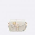 Christian Dior Bobby Flap Bag Leather Large Neutral 2269271