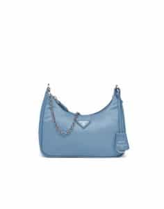 prada bag light blue