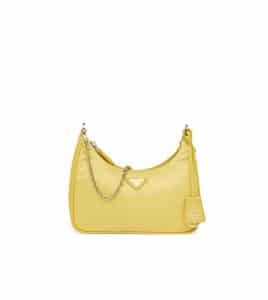 Prada Light Yellow Re-Edition Bag