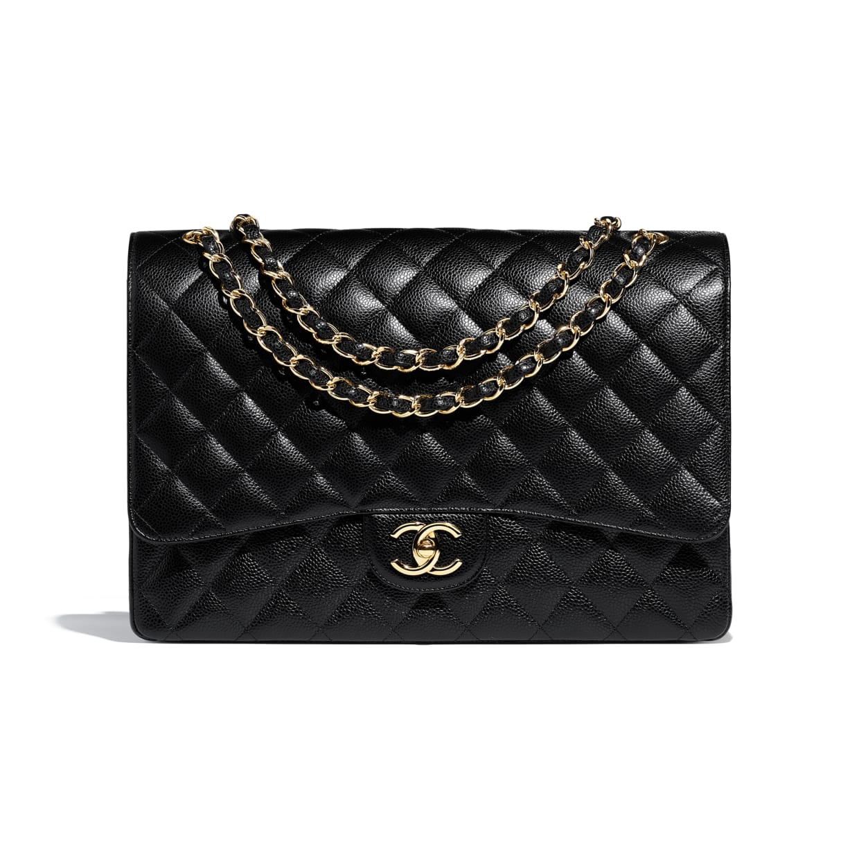 Chanel Mini Rectangular Flap with Top Handle Black Lambskin Gold Hardw   Madison Avenue Couture