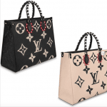 Louis Vuitton Black and Beige Empreinte Crafty Onthego Bags