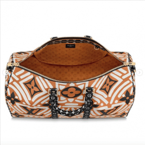 Louis Vuitton Caramel Crafty Keepall 45 Bag 3