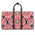 Louis Vuitton Rouge Crafty Keepall 45 Bag 2