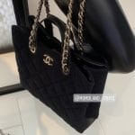 Chanel Black Coco Beach Shopping Bag