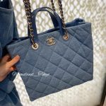 Chanel Blue Coco Beach Shopping Bag 2