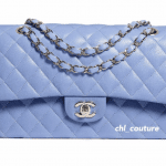 Chanel Light Blue Medium Classic Flap Bag - Cruise 2021