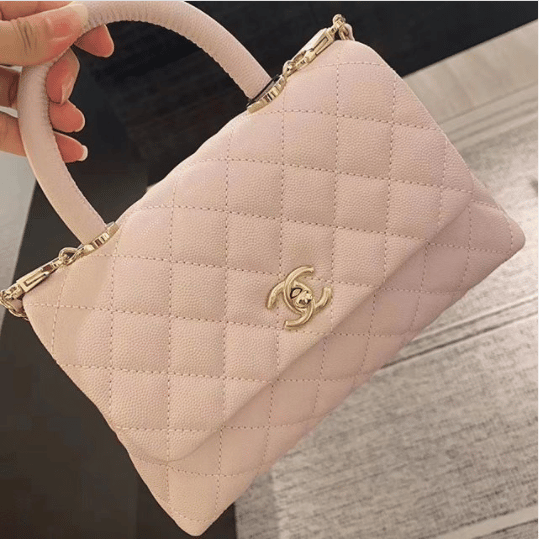 Chanel Lilac Coco Handle Small Bag