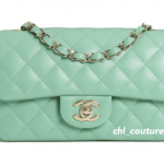 Chanel Mint Green Mini Classic Flap Bag - Cruise 2021
