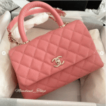 Chanel Pink Coco Handle Small Bag
