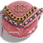 Chanel Pink Sequin Pearl Crush Clutch on Chain Bag - Cruise 2021