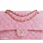 Chanel Pink Tweed Medium Classic Flap Bag - Cruise 2021