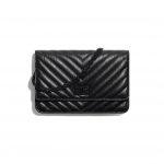 Chanel So Black 2.55 Reissue Wallet on Chain