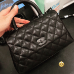 Chanel So Black Quilted Coco Handle Bag