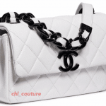 Chanel White with Black Hardware Flap Bag - Cruise 2021