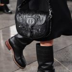 Dior Black Laser Cut Bobby Shoulder Bag 2 - Cruise 2021