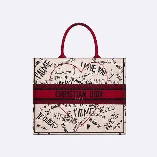 Dior Vertical Book Tote Bag for Cruise 2020 - Spotted Fashion