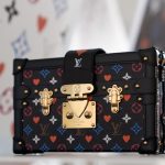 Louis Vuitton Black Multicolor Petite Malle Bag - Cruise 2021