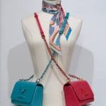 Louis Vuitton Turquoise/Fuchsia Twist Bags - Cruise 2021