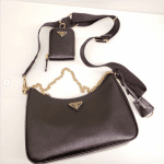 Prada Black Saffiano Re-Edition 2005 Bag 1