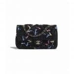 Chanel Multicolor Tweed with Sequins Classic Flap Bag