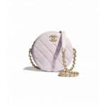 Chanel Lilac Small Round Bag