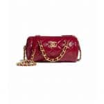 Chanel Red Small Bowling Bag