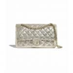 Chanel Light Gold Metallic Crumpled Calfskin 2.55 Reissue Bag