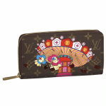 Louis Vuitton Monogram Canvas/Swing Ride Christmas Animation Zippy Wallet