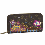 Louis Vuitton Monogram Canvas/Roller Coaster Christmas Animation Zippy Wallet