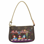 Louis Vuitton Monogram Canvas/Bumper Cars Christmas Animation Mini Pochette Bag