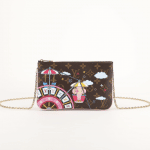 Louis Vuitton Monogram Canvas/Ferris Wheel Christmas Animation Double Zip Bag