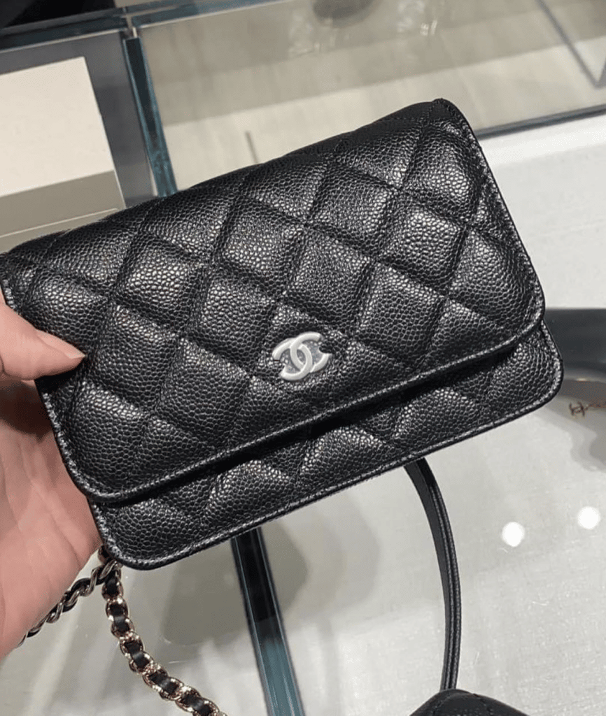 Chanel Boy Black Small Caviar Leather Brushed Gold Tone Bag