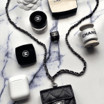 Chanel Black AirPod Holder 2