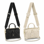 Louis Vuitton Black and Blanc Monogram Empreinte Petite Malle Souple Bags