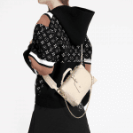 Louis Vuitton Blanc Monogram Empreinte Petite Malle Souple Bag