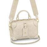 Louis Vuitton Blanc Monogram Empreinte Petite Malle Souple Bag 4