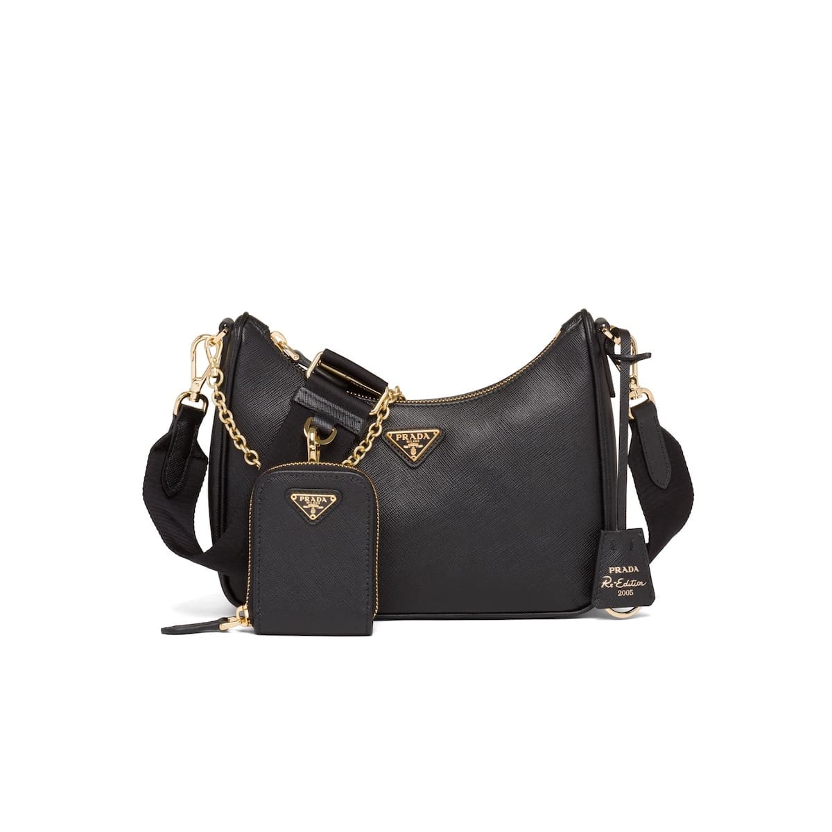 Prada 2020 Saffiano Re-Edition Mini Shoulder Bag - Yellow Shoulder Bags,  Handbags - PRA797045