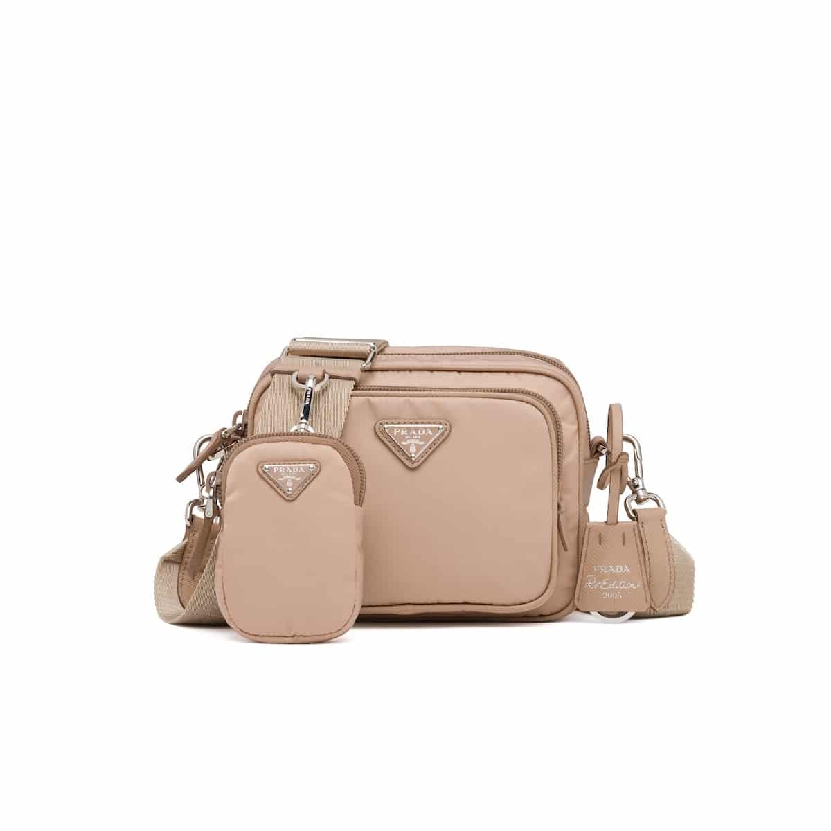 beige prada crossbody bag