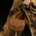 Dior Camel Croc Bobby Bag - Spring 2021