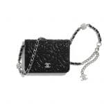 Chanel Black Camellia Belt Bag