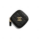 Chanel Black Diamond Coin Purse