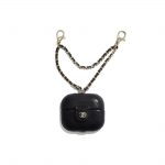 Chanel Black Lambskin AirPods Pro Case