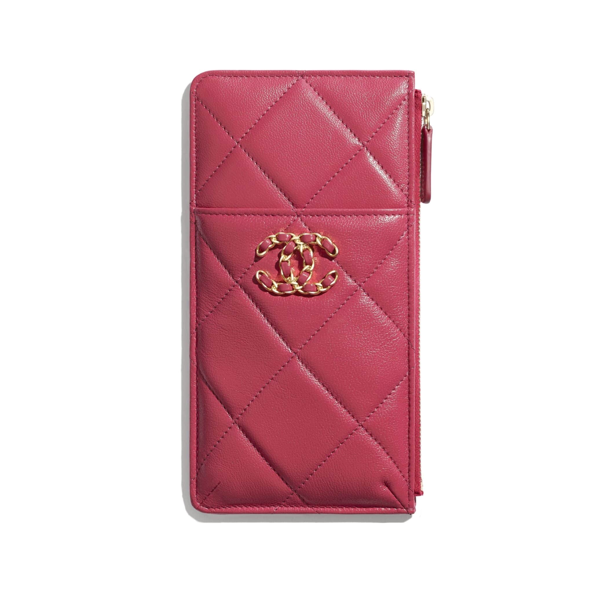 chanel phone & card holder