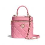 Chanel Pale Pink Vanity Case Bag