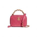 Chanel Pink Get Round Small Vanity Case Bag