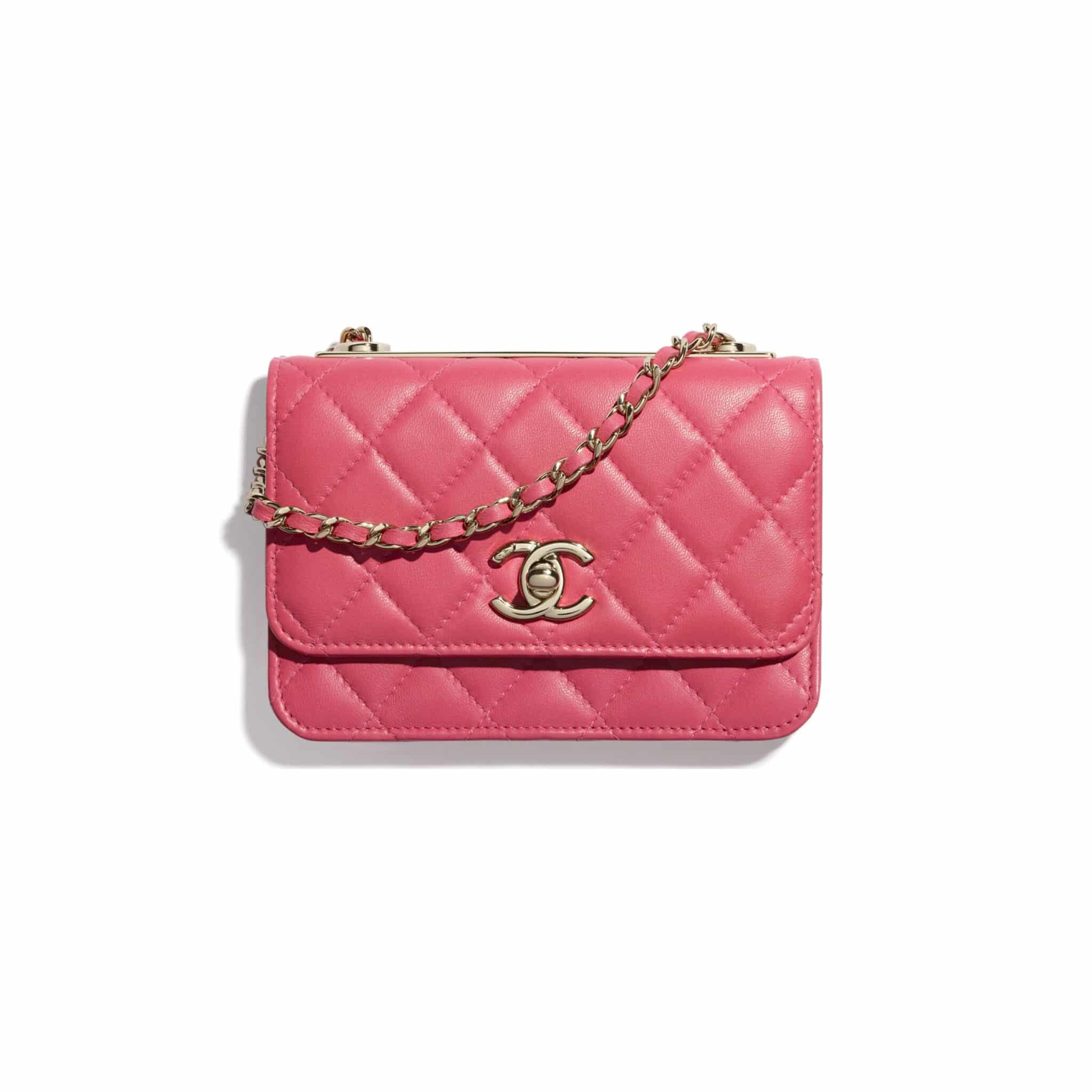 Chanel Pink Caviar Small O Case Clutch – The Millionaires Closet